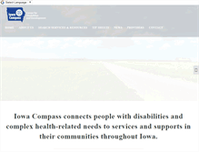 Tablet Screenshot of iowacompass.org